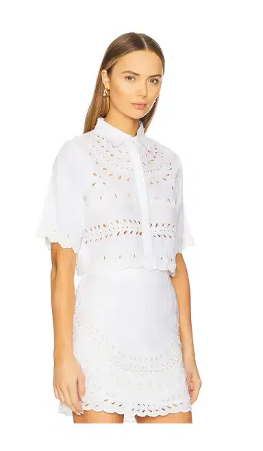 Karina Grimaldi Malaga Embroidered Shirt | Thumbnail 2 Karina Grimaldi Malaga Embroidered Shirt | Thumbnail 2