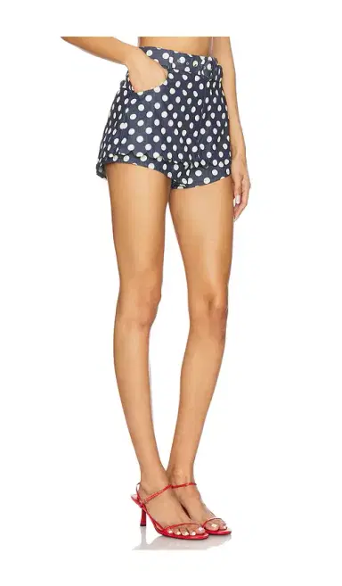 For Love & Lemons Dolly Denim Dot Skort | Thumbnail 2 For Love & Lemons Dolly Denim Dot Skort | Thumbnail 2