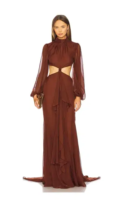 retrofete Rosalinda Chiffon Dress | Thumbnail 2 retrofete Rosalinda Chiffon Dress | Thumbnail 2