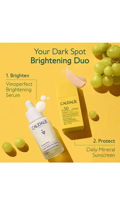 CAUDALIE Vinoperfect Dark Spot Brightening Serum & Sunscreen SPF 50 Set | Thumbnail 2 CAUDALIE Vinoperfect Dark Spot Brightening Serum & Sunscreen SPF 50 Set | Thumbnail 2