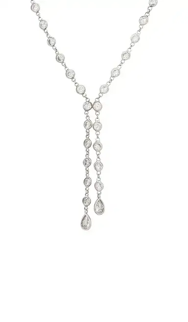 Shashi Bezel Lariat Necklace | Thumbnail 2 Shashi Bezel Lariat Necklace | Thumbnail 2