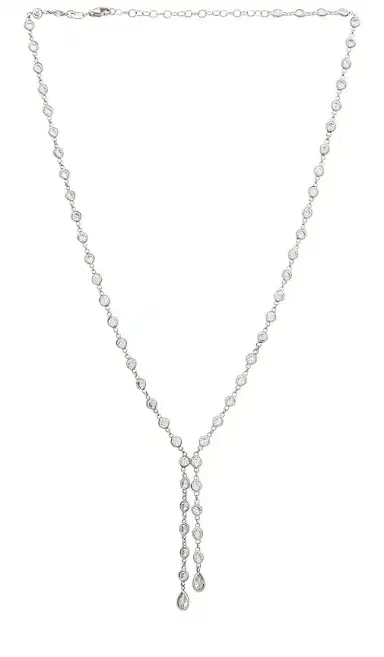 Shashi Bezel Lariat Necklace | Thumbnail 1 Shashi Bezel Lariat Necklace | Thumbnail 1