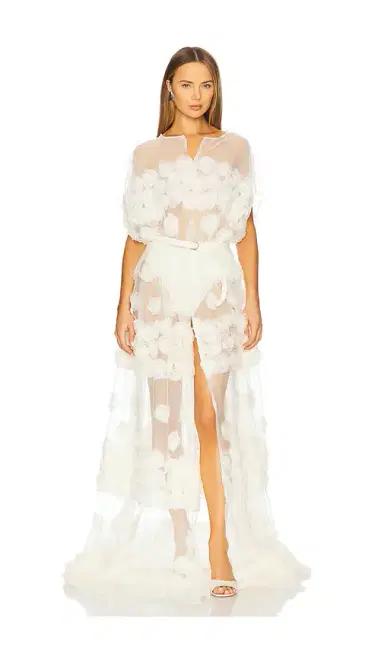 Norma Kamali Super OS Sleeveless BF Flared Gown | Thumbnail 1 Norma Kamali Super OS Sleeveless BF Flared Gown | Thumbnail 1