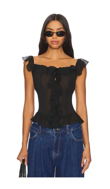 LIONESS Timeless Ruffle Top | Thumbnail 2 LIONESS Timeless Ruffle Top | Thumbnail 2