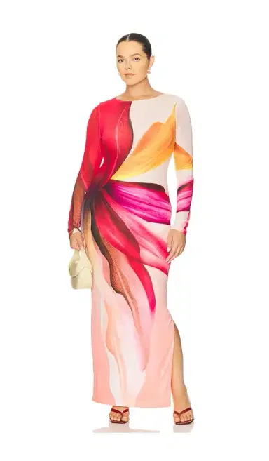 AFRM x REVOLVE Phyll Spring Lotus Dress | Thumbnail 2 AFRM x REVOLVE Phyll Spring Lotus Dress | Thumbnail 2