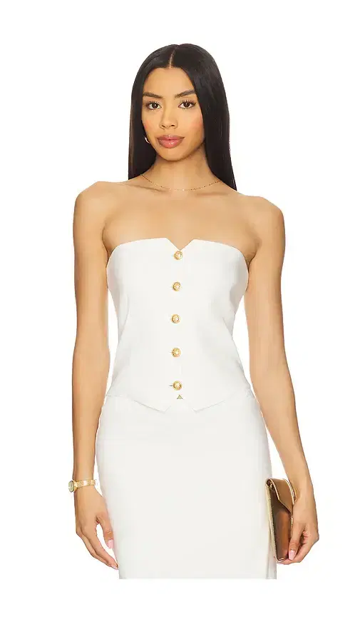 Alice + Olivia Kelcey Vest Top Alice + Olivia Kelcey Vest Top