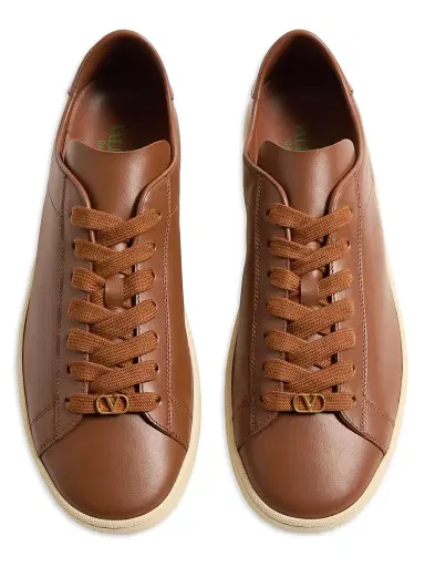 Valentino Garavani Men's Royco Sneakers in Nappa Calfskin - Tobacco | Thumbnail 3 Valentino Garavani Men's Royco Sneakers in Nappa Calfskin - Tobacco | Thumbnail 3