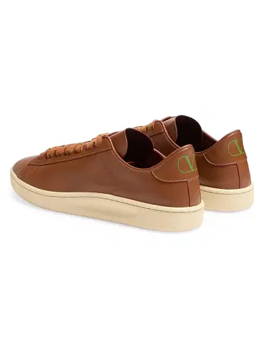 Valentino Garavani Men's Royco Sneakers in Nappa Calfskin - Tobacco | Thumbnail 4 Valentino Garavani Men's Royco Sneakers in Nappa Calfskin - Tobacco | Thumbnail 4