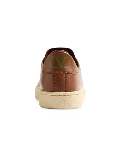 Valentino Garavani Men's Royco Sneakers in Nappa Calfskin - Tobacco | Thumbnail 5 Valentino Garavani Men's Royco Sneakers in Nappa Calfskin - Tobacco | Thumbnail 5