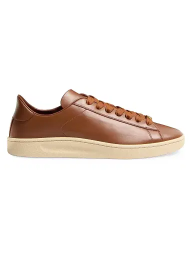 Valentino Garavani Men's Royco Sneakers in Nappa Calfskin - Tobacco | Thumbnail 1 Valentino Garavani Men's Royco Sneakers in Nappa Calfskin - Tobacco | Thumbnail 1