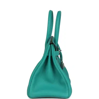 HERMÈS Hermes Birkin 30 Vert Verone Togo Palladium Hardware | Thumbnail 3 HERMÈS Hermes Birkin 30 Vert Verone Togo Palladium Hardware | Thumbnail 3