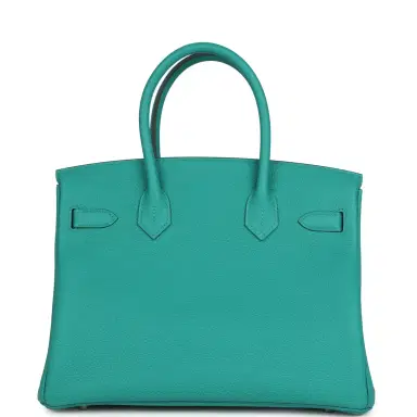 HERMÈS Hermes Birkin 30 Vert Verone Togo Palladium Hardware | Thumbnail 4 HERMÈS Hermes Birkin 30 Vert Verone Togo Palladium Hardware | Thumbnail 4