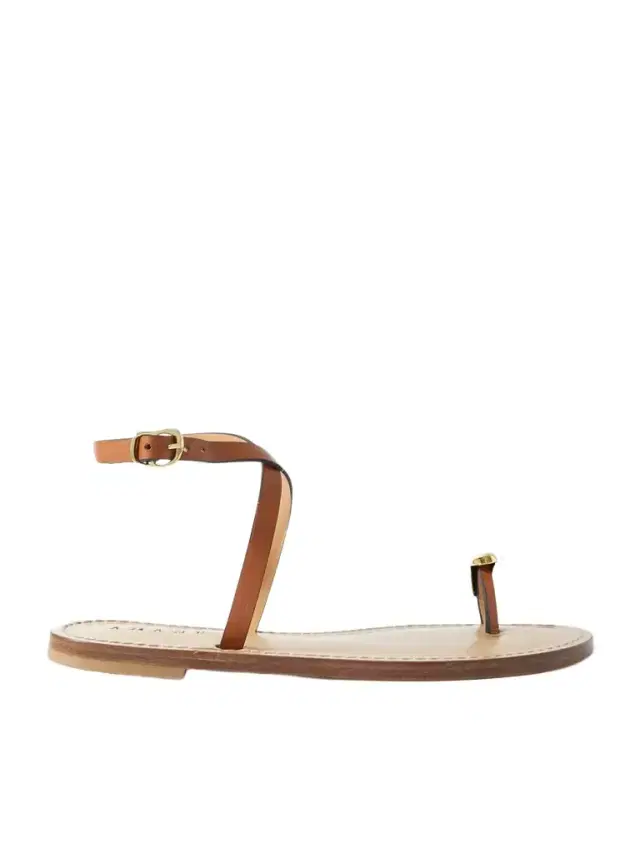 The Kigali Embellished Leather Sandals The Kigali Embellished Leather Sandals