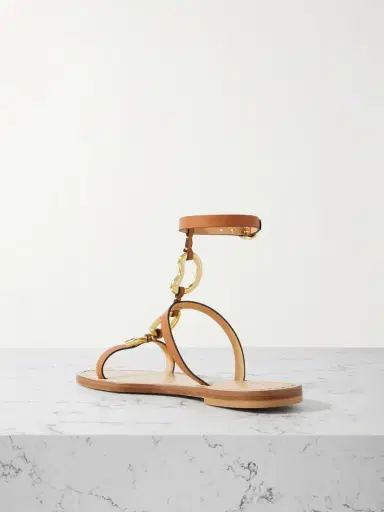 AMANU The Bazaruto Embellished Leather Sandals | Thumbnail 3 AMANU The Bazaruto Embellished Leather Sandals | Thumbnail 3