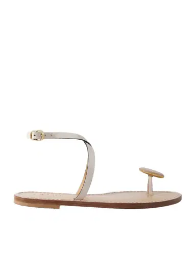 AMANU The Kigali Embellished Suede Sandals | Thumbnail 1 AMANU The Kigali Embellished Suede Sandals | Thumbnail 1