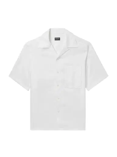Zegna Convertible-Collar Oasi Linen Shirt - Men | Thumbnail 1 Zegna Convertible-Collar Oasi Linen Shirt - Men | Thumbnail 1