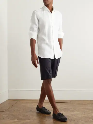Zegna Oasi Linen Shirt - Men | Thumbnail 2 Zegna Oasi Linen Shirt - Men | Thumbnail 2