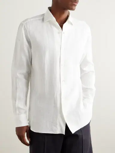 Zegna Oasi Linen Shirt - Men | Thumbnail 3 Zegna Oasi Linen Shirt - Men | Thumbnail 3
