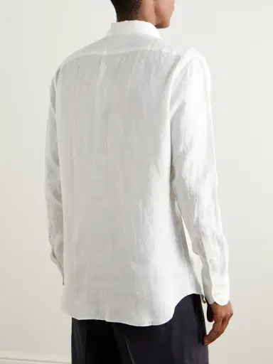 Zegna Oasi Linen Shirt - Men | Thumbnail 4 Zegna Oasi Linen Shirt - Men | Thumbnail 4