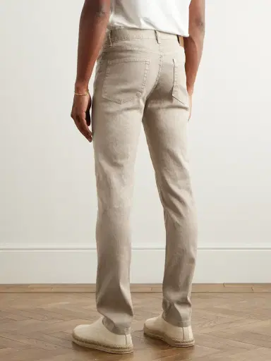 Zegna Roccia Slim-Fit Straight-Leg Linen-Blend Trousers - Men | Thumbnail 4 Zegna Roccia Slim-Fit Straight-Leg Linen-Blend Trousers - Men | Thumbnail 4