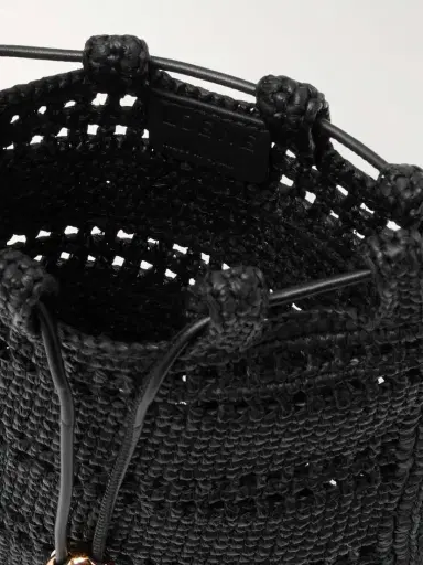 Loewe + Paula's Ibiza Leather-trimmed Embroidered Raffia Shoulder Bag | Thumbnail 5 Loewe + Paula's Ibiza Leather-trimmed Embroidered Raffia Shoulder Bag | Thumbnail 5