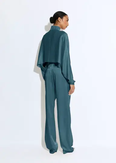 LAPOINTE Silky Twill Belted Pant | Thumbnail 2 LAPOINTE Silky Twill Belted Pant | Thumbnail 2