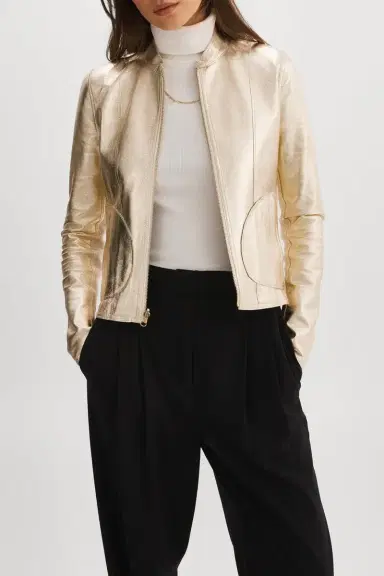 LAMARQUE Chapin Jacket - Bone Gold | Thumbnail 6 LAMARQUE Chapin Jacket - Bone Gold | Thumbnail 6