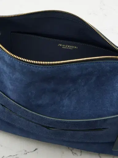 JW Anderson Loafer Paneled Suede Shoulder Bag | Thumbnail 5 JW Anderson Loafer Paneled Suede Shoulder Bag | Thumbnail 5