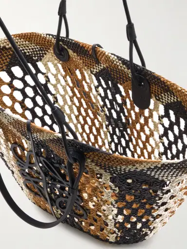 Loewe + Paula's Ibiza Anagram Leather-trimmed Woven Palm Tote | Thumbnail 5 Loewe + Paula's Ibiza Anagram Leather-trimmed Woven Palm Tote | Thumbnail 5