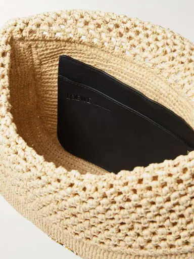Loewe + Paula's Ibiza Ola Embellished Leather-trimmed Raffia Shoulder Bag | Thumbnail 5 Loewe + Paula's Ibiza Ola Embellished Leather-trimmed Raffia Shoulder Bag | Thumbnail 5