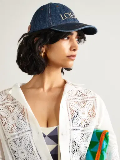 Loewe + Paula's Ibiza Embroidered Denim Baseball Cap | Thumbnail 2 Loewe + Paula's Ibiza Embroidered Denim Baseball Cap | Thumbnail 2