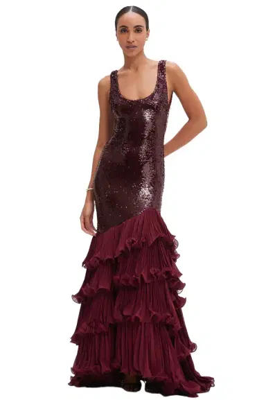 PatBo SEQUIN DROP WAIST GOWN (RUNWAY) | Thumbnail 1 PatBo SEQUIN DROP WAIST GOWN (RUNWAY) | Thumbnail 1