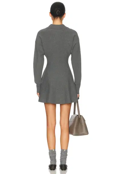 Helsa Saffron Mini Knit Dress | Thumbnail 3 Helsa Saffron Mini Knit Dress | Thumbnail 3