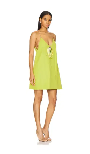 AREA Crystal Embellished Bow Mini Dress | Thumbnail 2 AREA Crystal Embellished Bow Mini Dress | Thumbnail 2