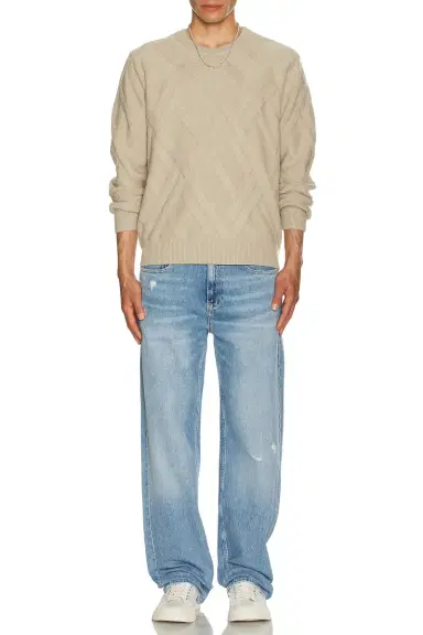 SEROYA Joseph Grid Cable Sweater | Thumbnail 2 SEROYA Joseph Grid Cable Sweater | Thumbnail 2