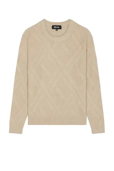SEROYA Joseph Grid Cable Sweater | Thumbnail 3 SEROYA Joseph Grid Cable Sweater | Thumbnail 3