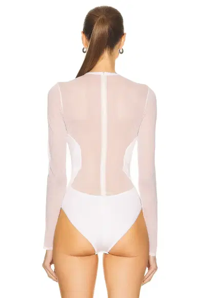 Alaïa Sheer Bodysuit | Thumbnail 4 Alaïa Sheer Bodysuit | Thumbnail 4