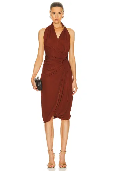 Bottega Veneta Light Weight Viscose Jersey Dress | Thumbnail 1 Bottega Veneta Light Weight Viscose Jersey Dress | Thumbnail 1