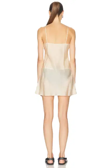 Miu Miu Mini Slip Dress | Thumbnail 3 Miu Miu Mini Slip Dress | Thumbnail 3