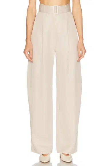 Matthew Bruch Pleated Barrel Trouser | Thumbnail 1 Matthew Bruch Pleated Barrel Trouser | Thumbnail 1