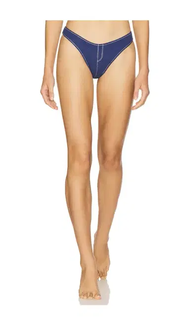 Frankies Bikinis x Bella Hadid Blue Bikini Bottom | Thumbnail 1 Frankies Bikinis x Bella Hadid Blue Bikini Bottom | Thumbnail 1