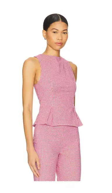 MORE TO COME Drea Peplum Top | Thumbnail 2 MORE TO COME Drea Peplum Top | Thumbnail 2
