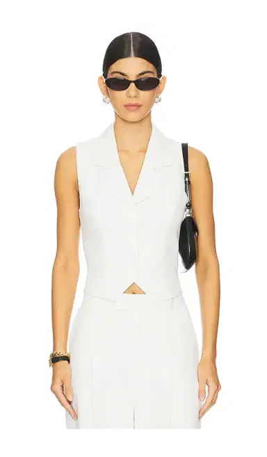 L'Academie Carinne Crepe Vest Top | Thumbnail 1 L'Academie Carinne Crepe Vest Top | Thumbnail 1
