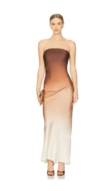 ROCOCO SAND Strapless Maxi Dress | Thumbnail 1 ROCOCO SAND Strapless Maxi Dress | Thumbnail 1