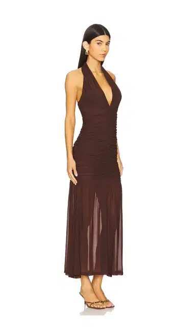 Bardot x REVOLVE Sephera Halter Mesh Midi Dress | Thumbnail 2 Bardot x REVOLVE Sephera Halter Mesh Midi Dress | Thumbnail 2