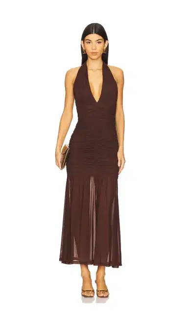 Bardot x REVOLVE Sephera Halter Mesh Midi Dress | Thumbnail 1 Bardot x REVOLVE Sephera Halter Mesh Midi Dress | Thumbnail 1