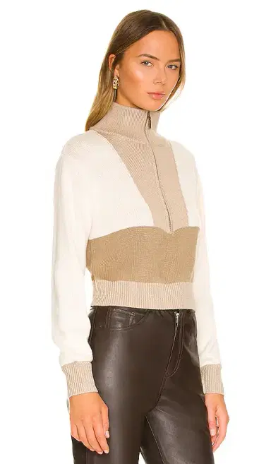 L'Academie Cheshire Half Zip Sweater | Thumbnail 2 L'Academie Cheshire Half Zip Sweater | Thumbnail 2