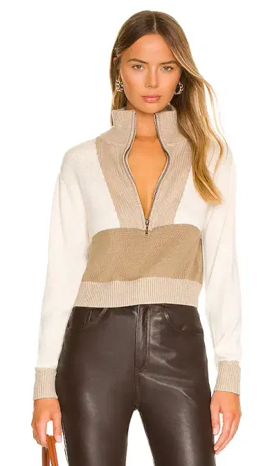 L'Academie Cheshire Half Zip Sweater | Thumbnail 1 L'Academie Cheshire Half Zip Sweater | Thumbnail 1