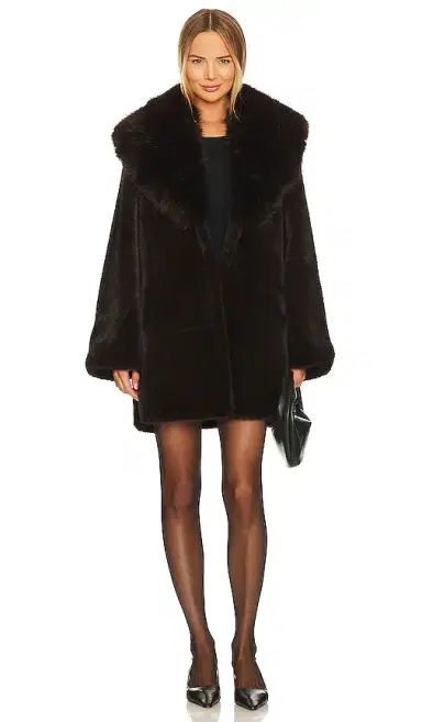 Adrienne Landau Faux Fox & Mink Coat | Thumbnail 2 Adrienne Landau Faux Fox & Mink Coat | Thumbnail 2