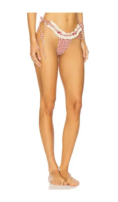 For Love & Lemons Ginham Bikini Bottom | Thumbnail 2 For Love & Lemons Ginham Bikini Bottom | Thumbnail 2